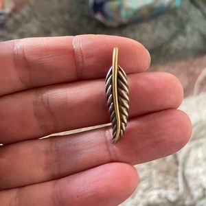 Tiffany feather charm